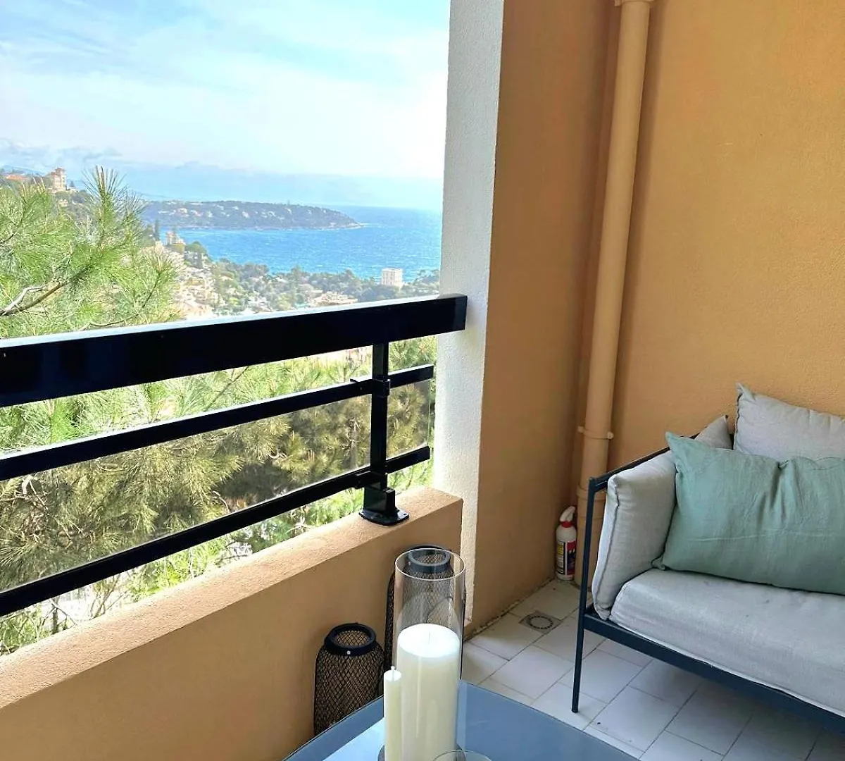 Cosy Studio Near Monaco Sea View Terrace Beausoleil Apartment
